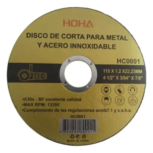 DISCO DE CORTE METAL ULTRA FINO 4-1/2 TITANIO