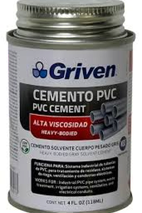 PEGA CEMENTO PVC GRIVEN 118 ML